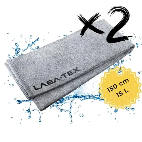 LABA-TEX Hochwasserschutz Wassersperre – Einweg Wasseraktivierte Flut-Barriere für Türen, Keller & Fenster