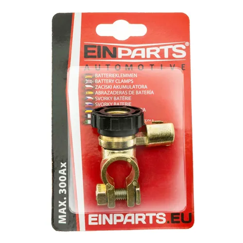 EINPARTS Kfz-Batterieklemme 300A abgewinkelter Masseschalter für Maschinen