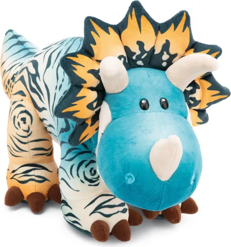 NICI Kuscheltier Dino Cerastupsy 50cm - Flauschiger Dino aus recycelten Materialien - Stofftiere & Teddybären, nachhaltiges Kuscheltier aus der NICI Green Kollektion, perfekt für Dino-Fans und umweltbewusste Kinder.