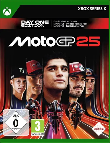 MotoGP 25 für Xbox Series X - Rennspiel für Microsoft Xbox Series X|S, erlebe die packende MotoGP-Action in atemberaubender Grafik und realistischen Rennbedingungen. Ideal für Motorsport-Fans!