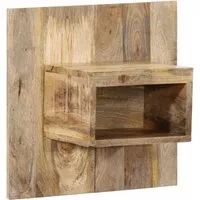 vidaXL Nachttisch aus rauem Mango-Massivholz von vidaXL