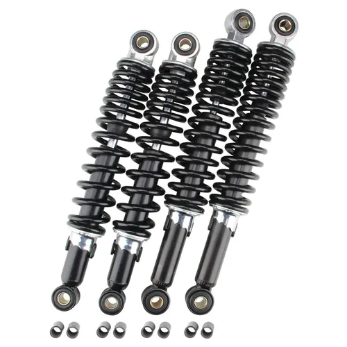 Stoßdämpfer Tieferlegung Set schwarz 280 mm + 310 mm für Simson Schwalbe KR51 Star