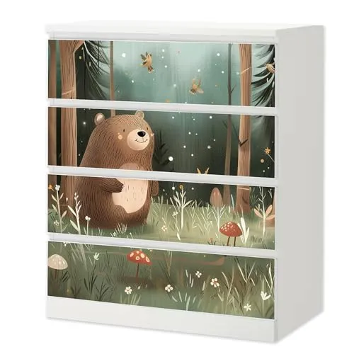 Sunnywall® Möbelfolie für IKEA Malm Kommode von Sunnywall