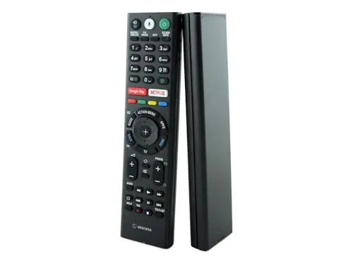 azurano Fernbedienung für Sony RMF-TX310E - Ersatzfernbedienung für Sony Bravia XF-Serie, sofort einsatzbereit mit Sprachfunktion, kein Programmieren erforderlich.