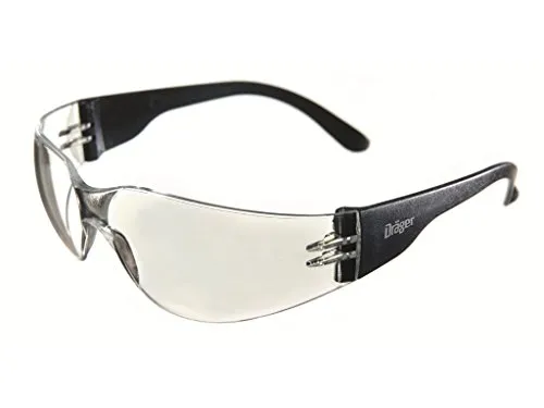 Dräger Schutzbrille X-pect 8310 Scheibe aus PC UV-Schutz: 99,9% Bügelbrille incl. Antikratz+Antibeschlag