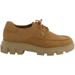 Schnürschuh PAUL GREEN Halbschuhe Nubukleder - Damen Sneaker in Größe 40,5 aus hochwertigem Nubukleder, mit SUPER-SOFT Sohle für optimalen Tragekomfort und lässigem Design.