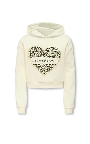 KIDS ONLY Kapuzensweatshirt KOGCOOPER LIFE HEART LS HOODIE SWT NOOS