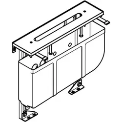 Dornbracht Perfecto Montagesystem Serienneutral 12614970 - Sanitärinstallation mit innovativem Montagesystem für eine einfache und präzise Installation von Armaturen.