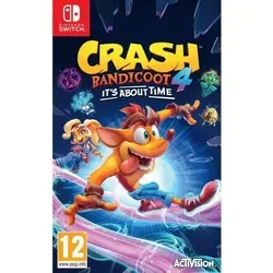 Crash Bandicoot 4: It's About Time – Nintendo Switch - Actiongeladenes Jump-and-Run-Spiel mit neuen Dimensionen, ideal für Fans und Neulinge gleichermaßen.
