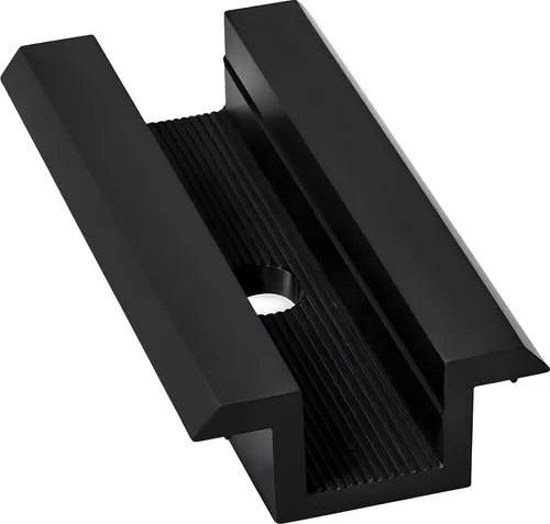 Mittelklemme schwarz Solarmodul Aluminium Korrosionsbeständig Solar PV Modul Montage Halterung Befestigung Set Panel