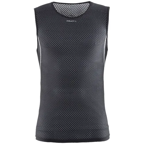 Craft Herren Tanktop Cool Mesh Superlight SL 194378 Black2 S - Funktionsunterwäsche für Herren mit hervorragender Belüftung und Kühlung dank funktionellem Mesh. Ergonomisches 3D-Design für optimale Passform und Bewegungsfreiheit.