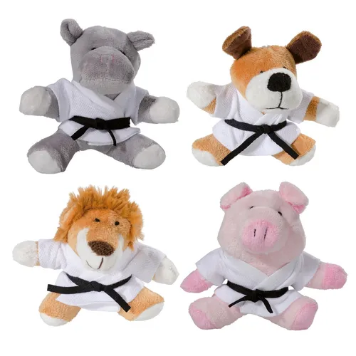 DANRHO Mini-Plüschtiere mit Schlüsselanhänger