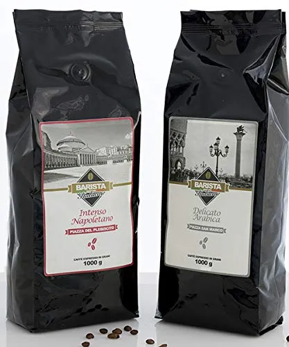 Barista Italiano 2 x 1KG Kaffeebohnen - Premium Geschmack (SORTENPACKUNG)