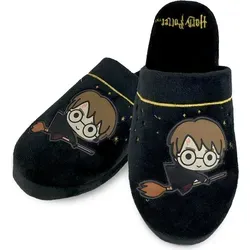 Groovy Harry Potter Kawaii Mule Slippers für Damen (38-41) - Bequeme Hausschuhe mit Harry Potter Design, ideal für entspannte Abende und Fans der Zauberwelt.