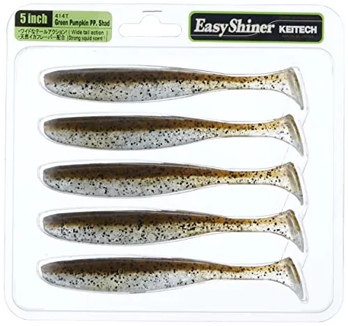 Keitech Easy Shiner 12,7cm Green Pumpkin Pepper Shad