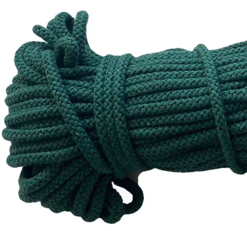 Mississhop Kordel 100 m / Ø 5 mm / Ø 3 mm Baumwollkordel Seil Kordel 100 % Baumwolle