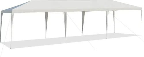 3X9M Faltpavillon mit UV-Schutz in weiß von Goplus