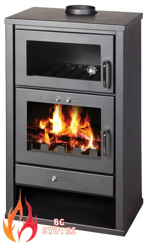 EEK A Kaminofen Victoria Triumph F mit Backfach – 15kW XL-Brennraum
