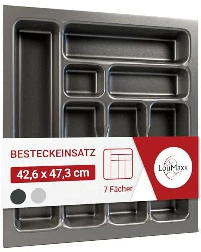 LouMaxx Besteckeinsatz für 50 cm breite Schubladen