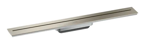 Axor Drain Fertigset Duschrinne Wandmontage 700 mm - Brushed Nickel - Elegante Duschrinnen für eine nahtlose Wandmontage, ideal für moderne Badezimmergestaltung und optimale Wasserableitung.