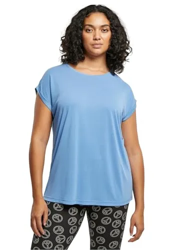 Urban Classics Damen T-Shirt, 77% Modal, 23% Polyester, horizonblue, L