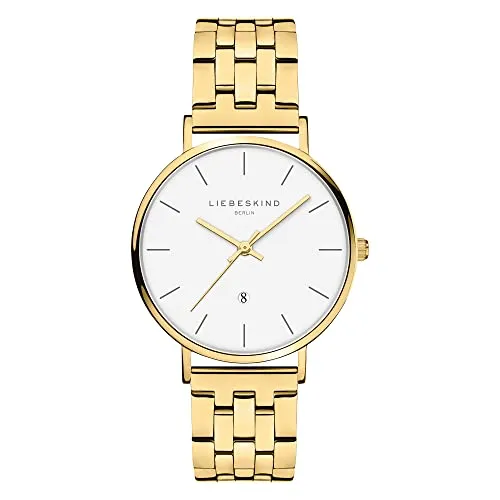 Liebeskind Berlin Damen Analog Quarz Uhr LT-0212-MQ - Elegante Armbanduhr für Damen mit poliertem Edelstahlgehäuse und kratzunempfindlichem Mineralglas. Ideal für jeden Anlass und bietet höchsten Tragekomfort.