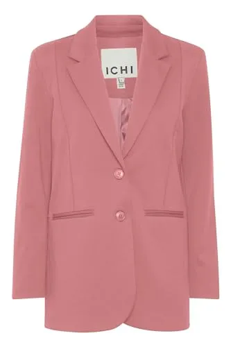 ICHI IHKATE SUS - Damen Blazer Oversize 20118123, Größe:L, Farbe:Heather Rose (171608)