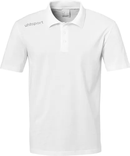 uhlsport Kinder Essential Polo, weiß, 152 - Tops & Trikots, atmungsaktiv und aus 100% Baumwolle für hohen Tragekomfort, ideal für sportliche Aktivitäten.