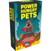 Exploding Kittens Power Hungry Pets - Strategisches Kartenspiel für 2-6 Spieler, ab 7 Jahren, schnelle 15 Minuten Spielzeit, voller Spaß und Taktik