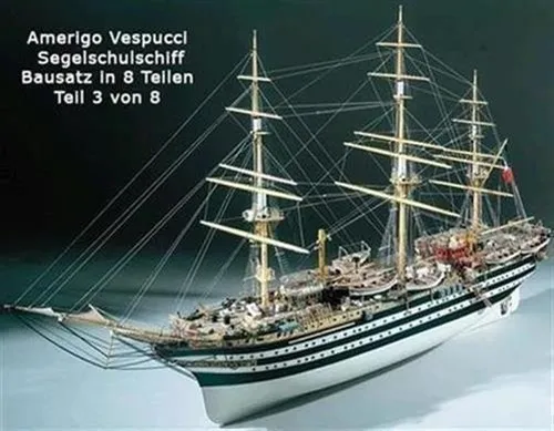 Krick MANTUA Amerigo Vespucci Bausatz 3. Schritt von MANTUA