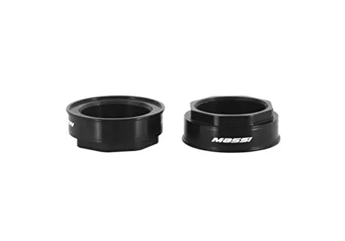 Massi CNC machined Pressfit-Adapter, Schwarz, 68/73 mm