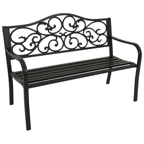 DEGAMO Gartenbank Parkbank Manchester 2-Sitzer aus Metall von DEGAMO