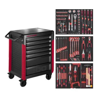 Kraftwerk PRO LINE Werkstattwagen PT800 mit 7 Schubladen von KRAFTWERK