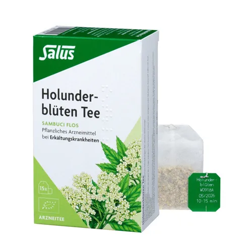 Holunderblüten Arzneitee Sambuci flos Salus Fbtl. 15 St