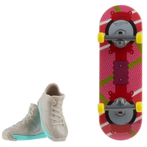 Hot Wheels Mini-Skateboard inklusive Schuhe 10 cm