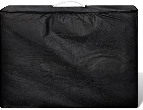 vidaXL Massagetisch 2 Zonen mit Tasche - Massageliege für professionelle und private Anwendungen, verstellbare Kopfstütze und Höhe, komfortable Polsterung, ideal für Massagen und Therapien.