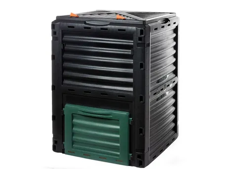 Centi Schnellkomposter Thermo-Komposter mit Klappdeckel, wetterfest, 300L, BxTxH: 61x61x83 cm, 300 l, (1er-Set)