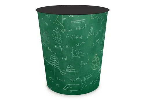 itenga Papierkorb itenga Papierkorb für Kinder - Motiv Formeln - ca. 11 Liter