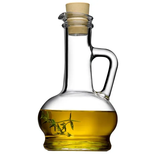 Essigkaraffe Ölkaraffe Essigspender Ölspender Essig Öl Karaffe Kork 260ml SET 2
