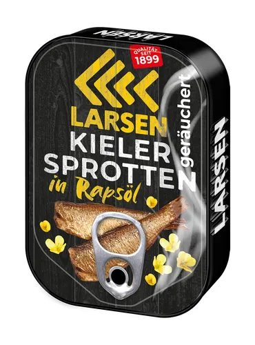 LARSEN Kieler Sprotten in eigenem Saft und Rapsöl 110 g von 53100