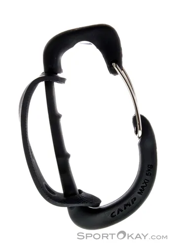 Camp Hub Materialkarabiner-Schwarz-One Size