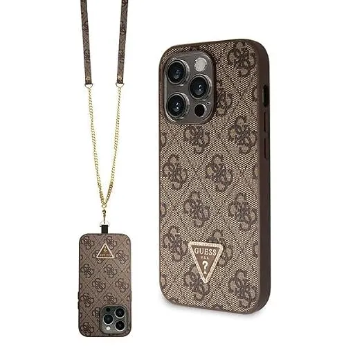 GUESS HÜLLE FÜR IPHONE 14 PRO 6.1 CROSSBODY HARDCASE 4G MIT METALLLOGO
