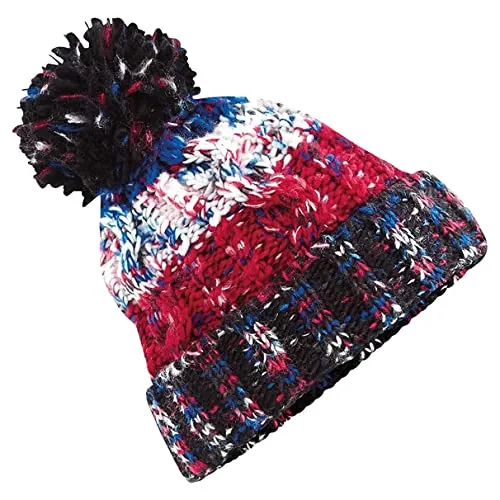 Beechfield B486 Corkscrew Pom Pom Beanie