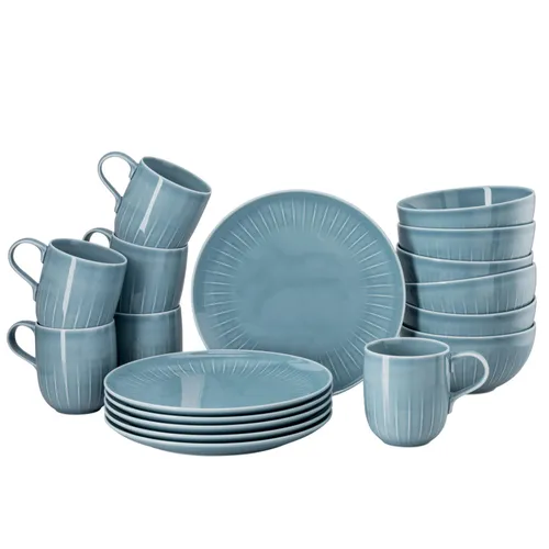 Rosenthal Geschirr-Set Joyn Denim Blue 18-tlg. in blau von Rosenthal