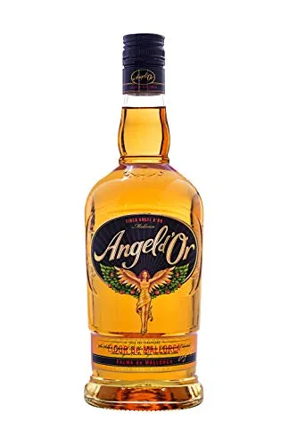 Angel d'Or Licor de Mallorca 28% Vol. 0,7l - Likör & Kräuterschnaps, erlesener mallorquinischer Likör mit fruchtigem Geschmack und 28% Vol., perfekt für besondere Anlässe oder als Geschenk.
