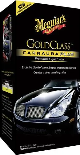 Meguiars Gold Class Carnauba Plus Premium Wax 473 ml - Autopflege & Motorradpflege – Verleiht Ihrem Lack einen tiefen Glanz mit einer einzigartigen Mischung aus pflegenden Ölen und robustem Carnaubawachs für perfekten Schutz und Hochglanz.