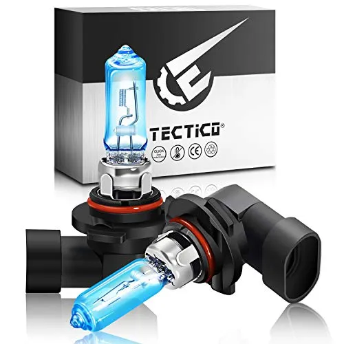TECTICO Hir2 9012 Halogen Birne 12V 55W Warmweiß +130% Ultra Heller Abblendlicht Fernlicht Nebelscheinwerfer Tagfahrlicht Auto Lampe Ersatz, 2 Stücke
