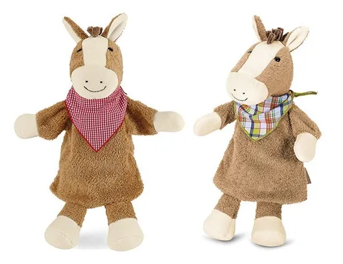 Sterntaler Handpuppe Pferd Pferdhandpuppe Plüschpferd Plüsch Hand Puppe neu