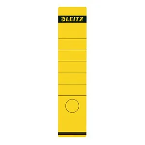 LEITZ 100 Ordneretiketten 1640 gelb für 8,0 cm Rückenbreite - Zubehör Ordner: 100 selbstklebende Ordneretiketten von LEITZ für eine einfache und schnelle Inhaltsanpassung - ideal für Ordnung und Übersicht.