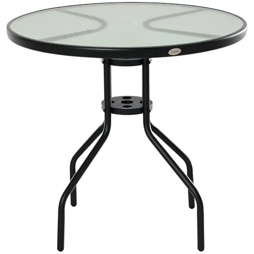 Outsunny Gartentisch Ø80 x 72 cm von Outsunny